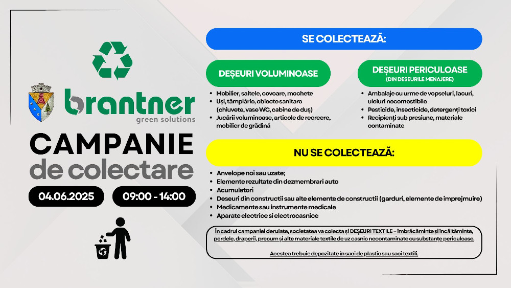 campanie colectare iunie 2025