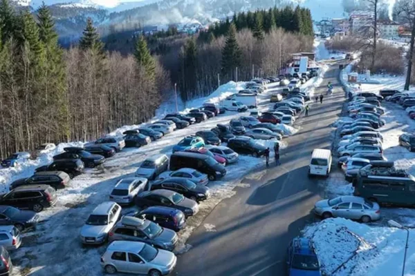 parcare iarna munte