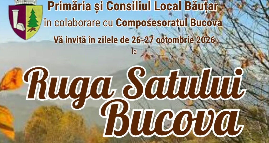 ruga bucova 2026